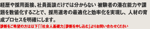 TRUSCO社会人基礎力診断